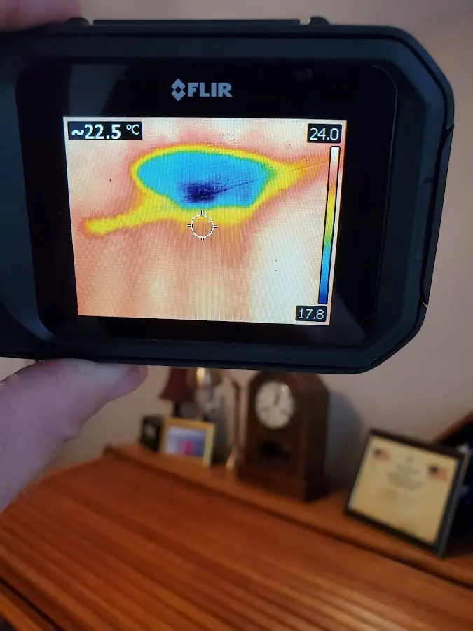 Thermal imaging inspection for water damage in Fairburn