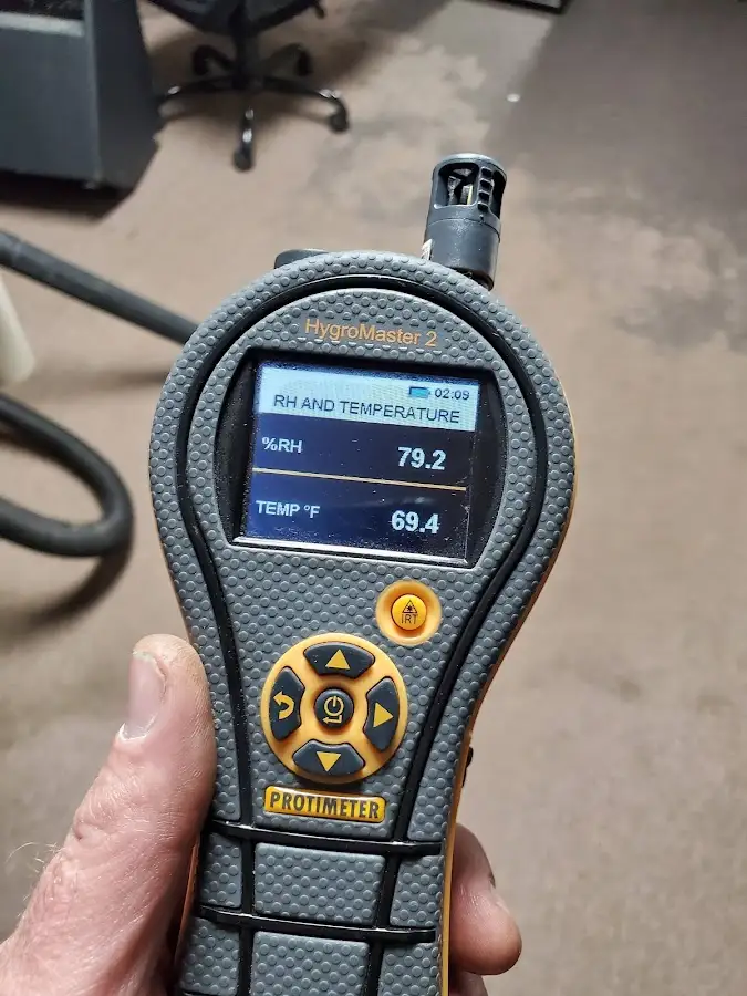 Moisture meter humidity assessment for Mold Remediation & Removal in Fairburn